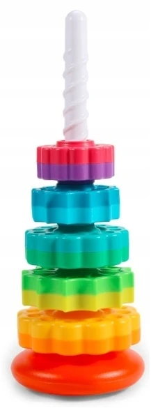 Dėlionė Lean Toys Sukamoji piramidės formos rūšiuoklė 36cm