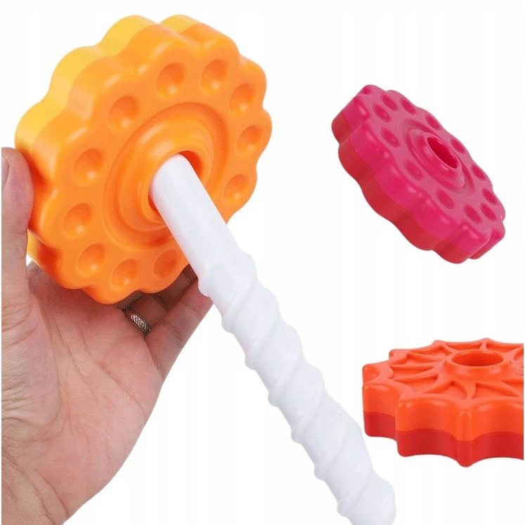 Dėlionė Lean Toys Sukamoji piramidės formos rūšiuoklė 36cm