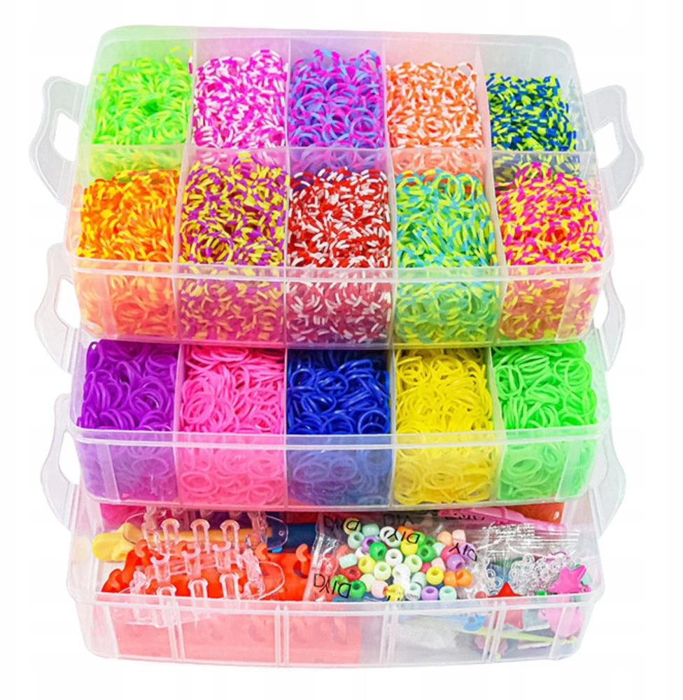 Lean Toys Apyrankių gamybos rinkinys 15 000 vnt.