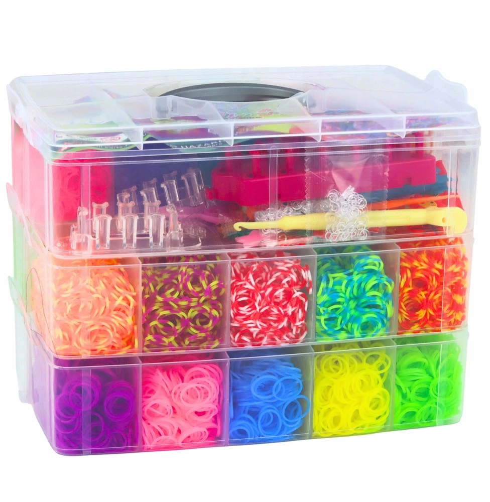 Lean Toys Apyrankių gamybos rinkinys 15 000 vnt.