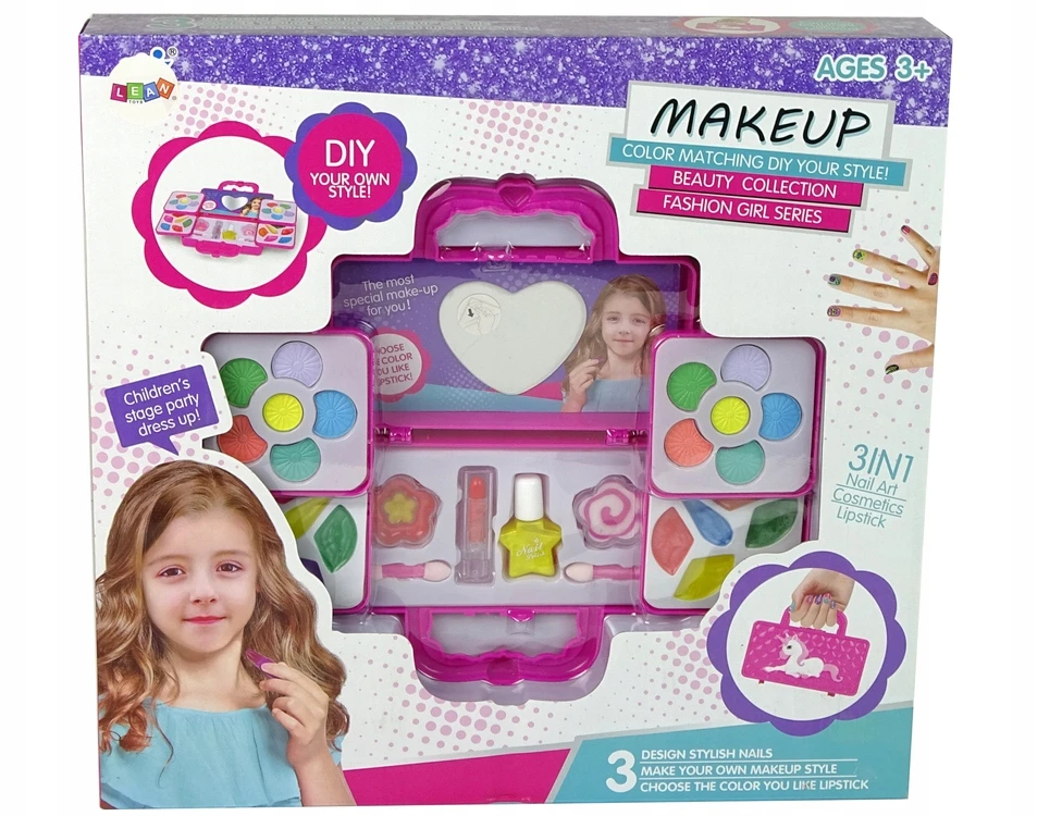 Lean Toys Vaikiškas grožio rinkinys Import LEANToys