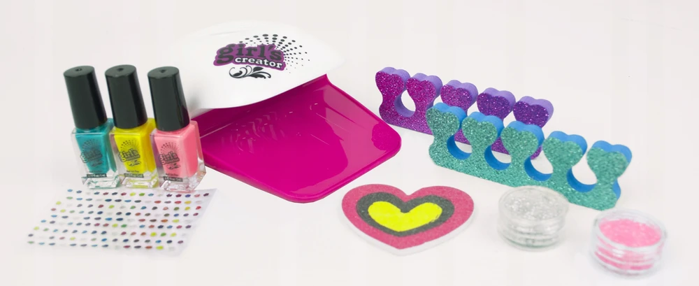 Lean Toys Vaikiškas nagų dažymo rinkinys džiovintuvas