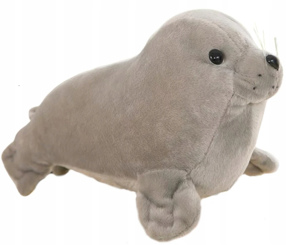 Lean Toys Pliušinis Pilkas Ruonis, 20 cm