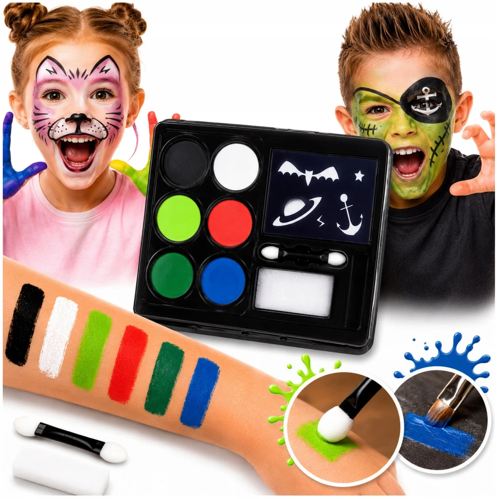 Lean Toys Veido dažymo rinkinys vaikams Leans Toys Face Paint, 1 vnt.