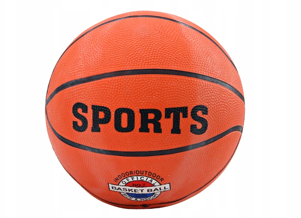 Leansport Krepšinio kamuolys oranžinis, dydis 7, svoris 3-4kg