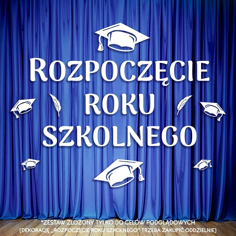 Learnhow DEKORACJA SZKOLNA BALTA - BIRETY WITRAŻOWE - OZDOBA XXL
