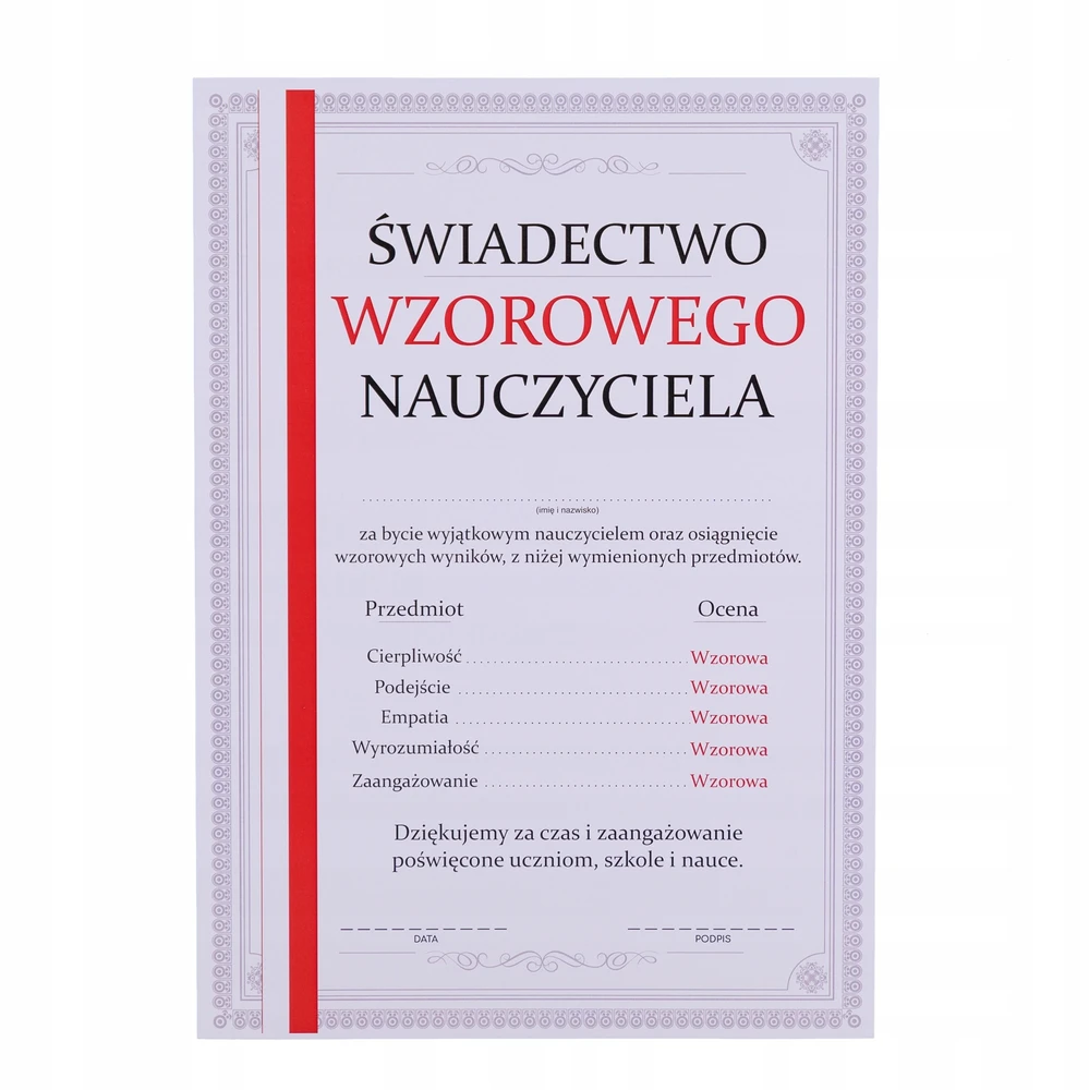 Learnhow PAVYZDINGO MOKYTOJO PAŽYMĖJIMAS RAUDONA JUOSTAS A4 AČIŪ NUO MOKINIŲ