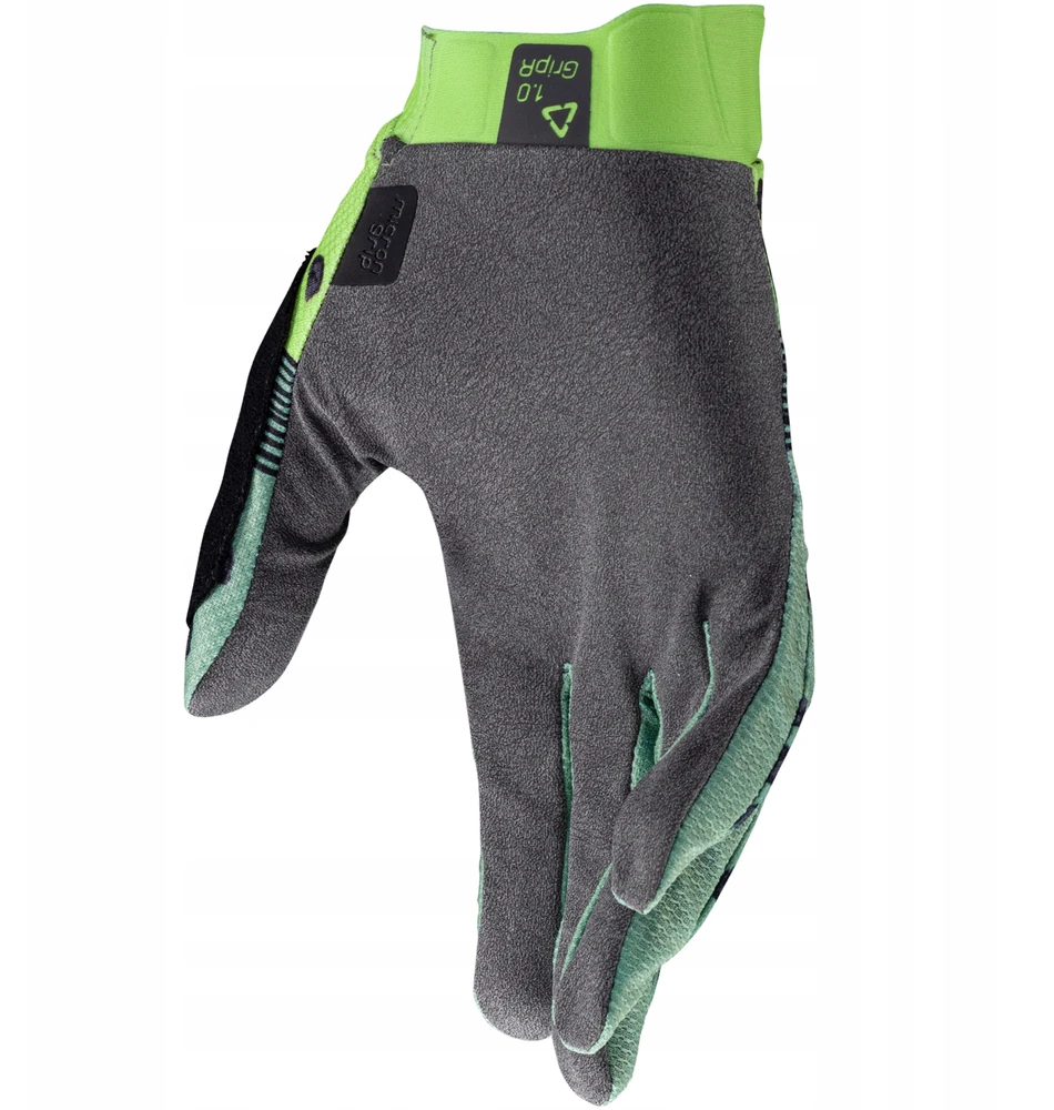 LEATT Glove MTB 1.0 GripR dviračių pirštinės, žalios, M dydis