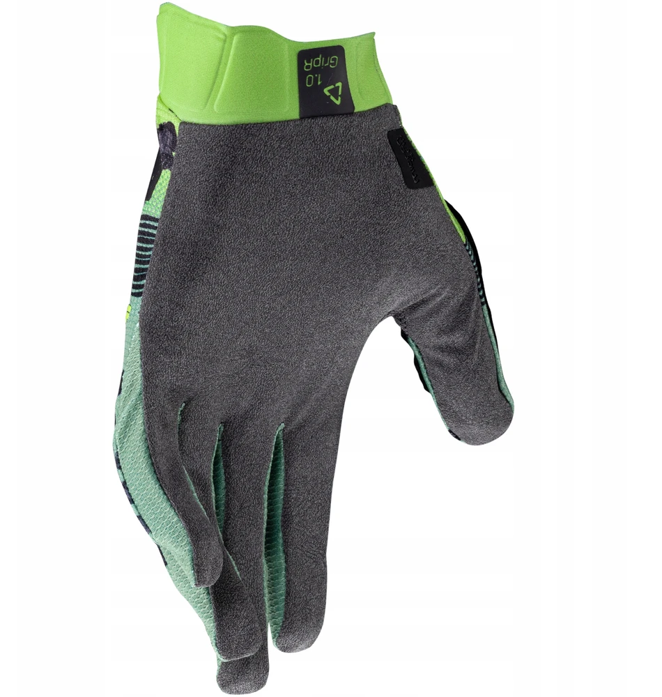 LEATT Glove MTB 1.0 GripR dviračių pirštinės, žalios, M dydis