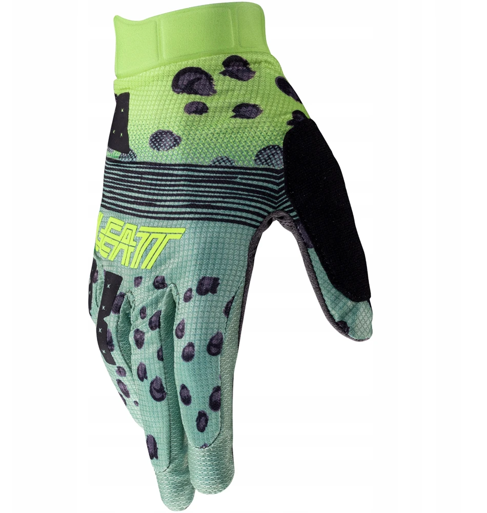 LEATT Glove MTB 1.0 GripR dviračių pirštinės, žalios, M dydis