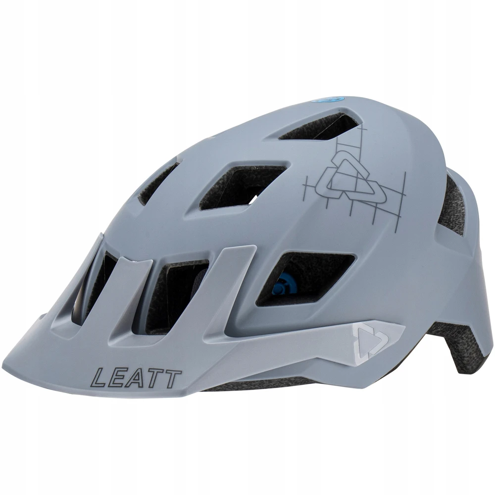 Leatt Mtb Allmtn 1.0 V23 dviračio šalmas, titano spalvos, M (55-59 cm)