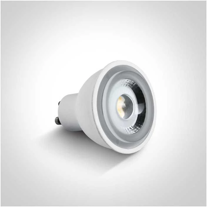 1W LED COB lemputė, GU10, 3000K, 7301CG/W