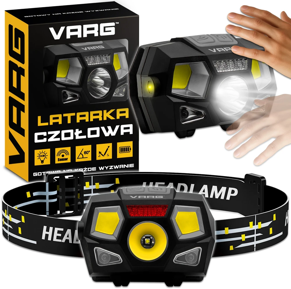 LED COB priekinis žibintas Priekinis žibintas vandeniui atsparus judesio jutiklis 750 lm