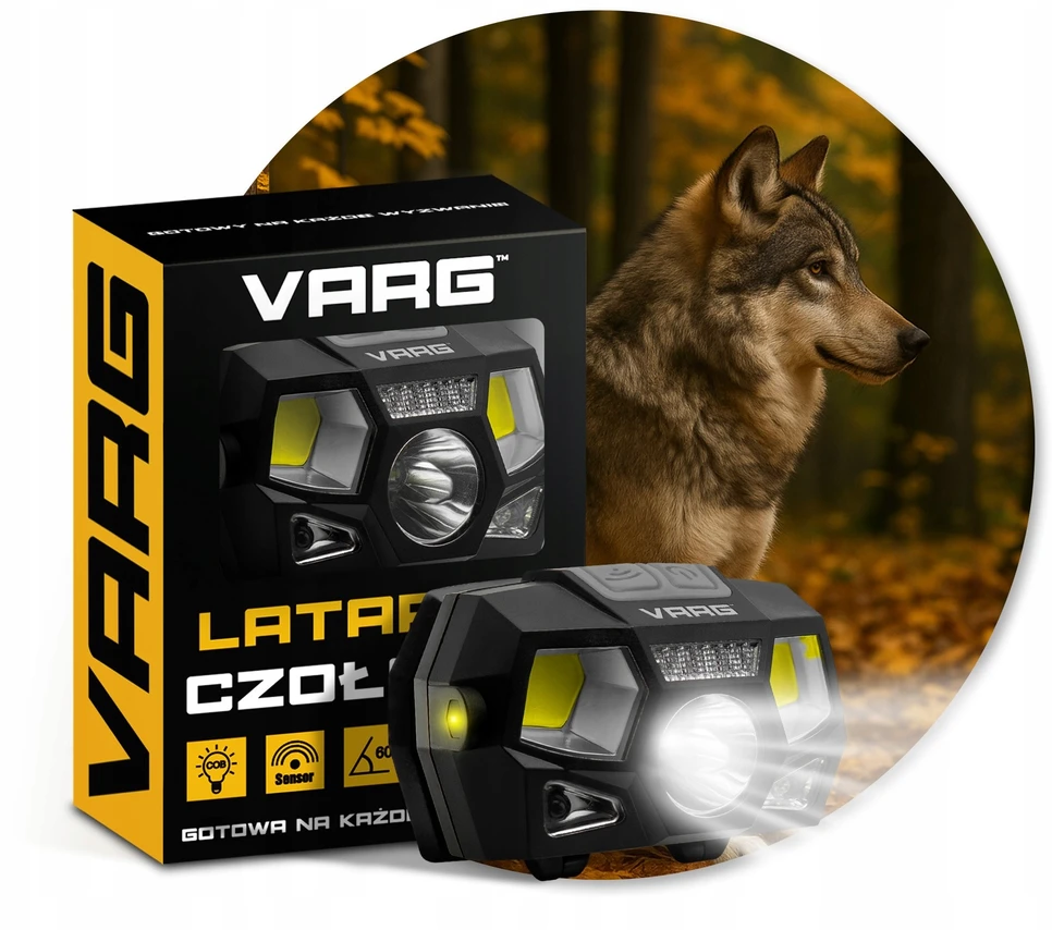 LED COB priekinis žibintas Priekinis žibintas vandeniui atsparus judesio jutiklis 750 lm