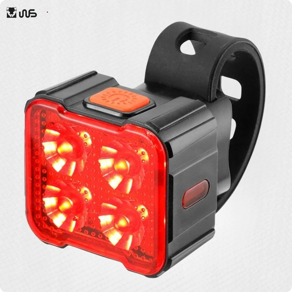 LED DVIRAČIO LIGHT USB C RINKINYS, skirtas priekyje ir gale, vandeniui atsparus priekinis galinis