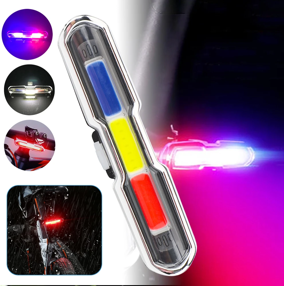 Led dviračio šviesos paspirtukas, galingas USB dviračio žibintas