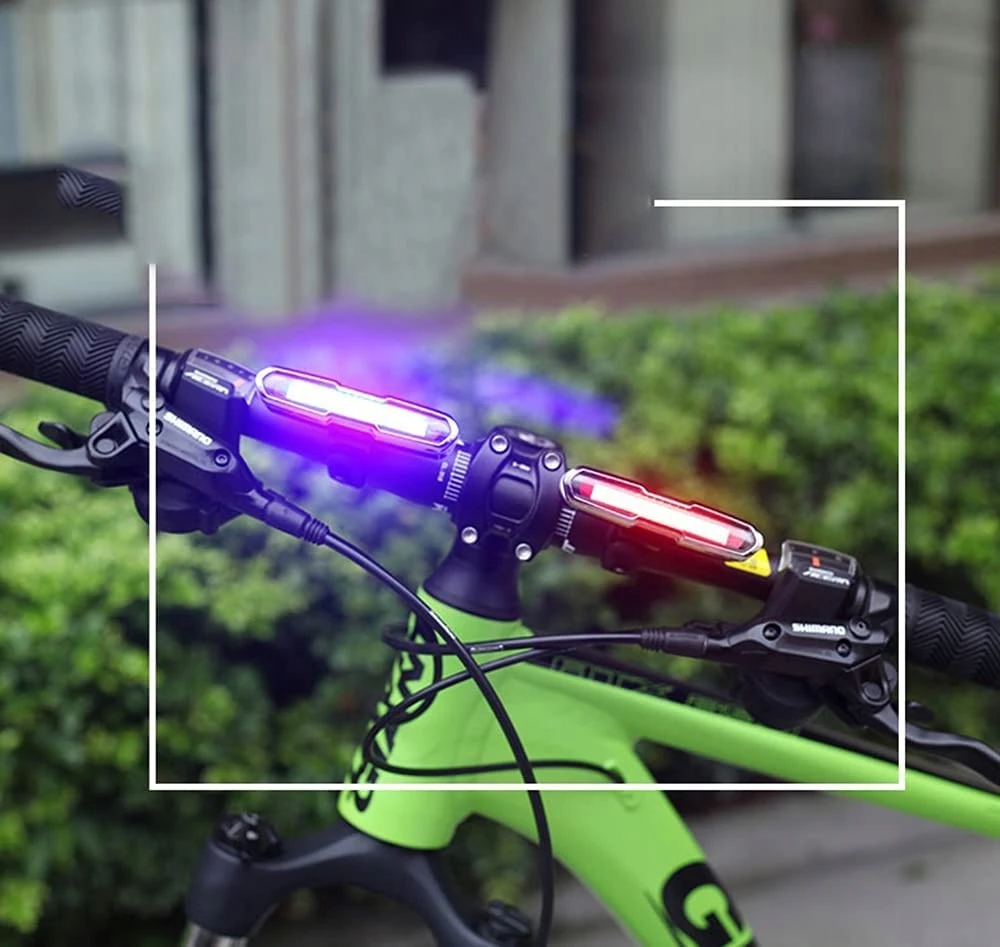 Led dviračio šviesos paspirtukas, galingas USB dviračio žibintas