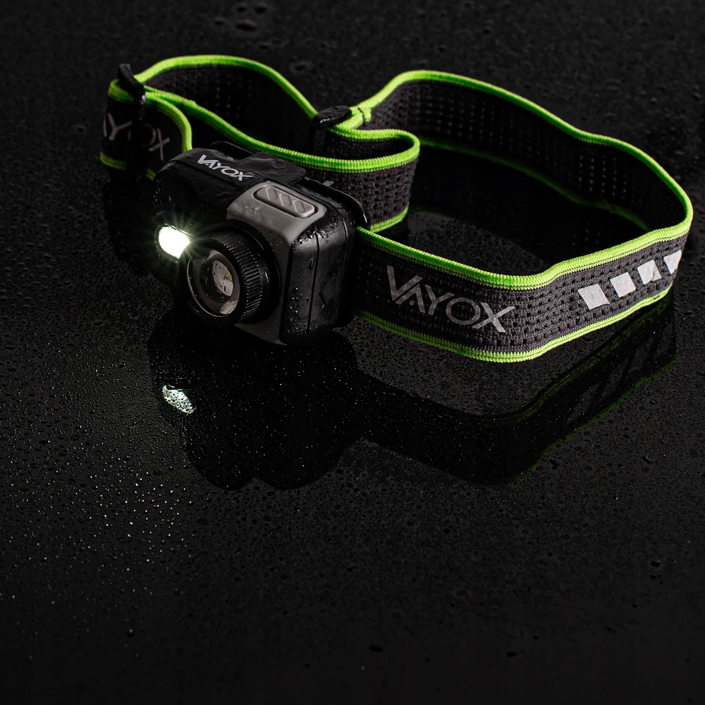 LED ĮKRAUJAMAS PRIEKINIS ŽIBINTAS ZOOM 800LM GALINGAS USB-C PRO VAYOX
