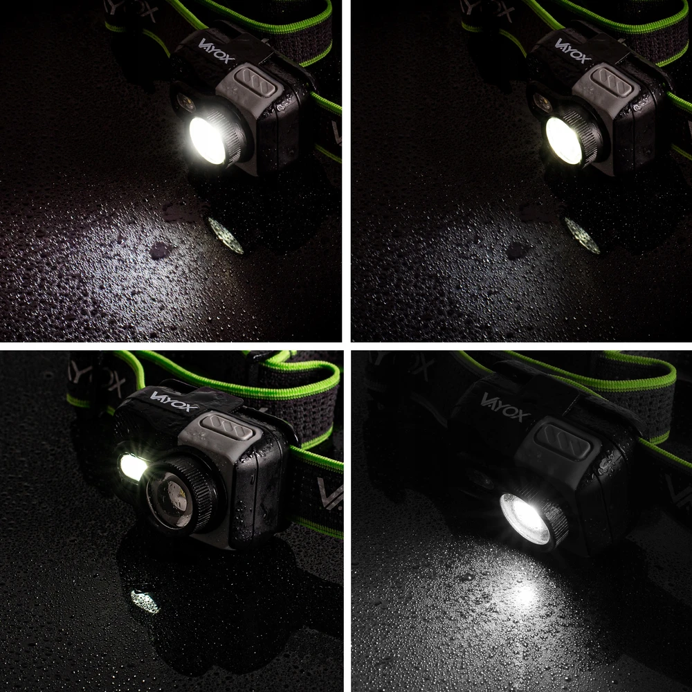 LED ĮKRAUJAMAS PRIEKINIS ŽIBINTAS ZOOM 800LM GALINGAS USB-C PRO VAYOX