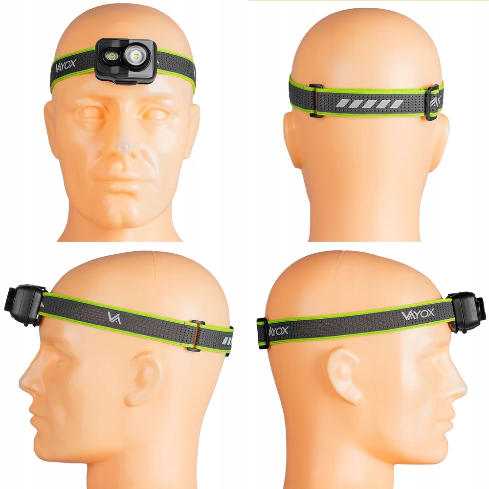 LED ĮKRAUJAMAS PRIEKINIS ŽIBINTAS ZOOM 800LM GALINGAS USB-C PRO VAYOX