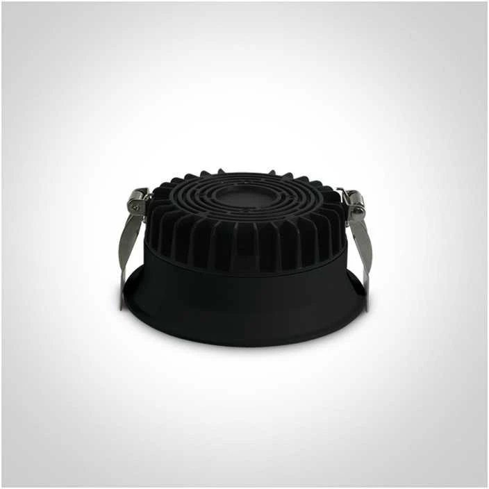 12W LED įleidžiamas šviestuvas, juodas, 3000/4000/5000K, 10109D/B/V