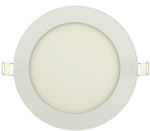 9W LED įmontuojama panelė HOROZ, apvali, su maitinimo šaltiniu, (4200K) natūraliai balta, pakuotėje 2 vienetai