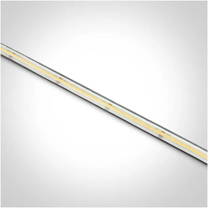 8W/m lanksti COB LED juosta, 24V, IP67, 320LEDs/m, 3000K, 5m ritė, 7844W/W