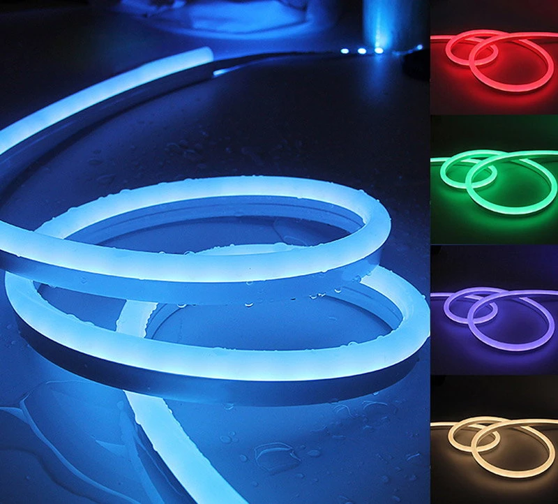 LED juosta Avide Neon RGB 18W 5m su pultu, IP67
