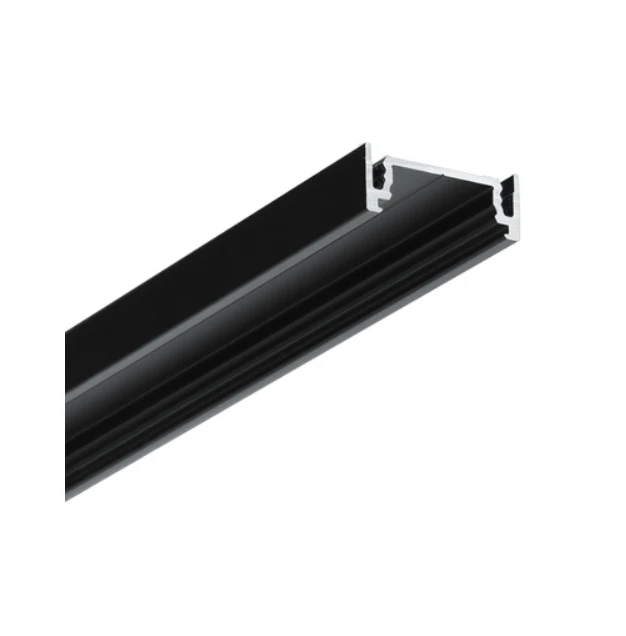 LED juostos paviršinis profilis SURFACE14.v2, juodas, 2m