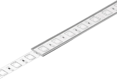 LED juostos profilio dangtelis A, skaidrus, 2m