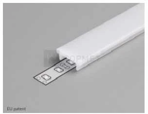 LED juostos profilio dangtelis K CLICK, baltas, 2m