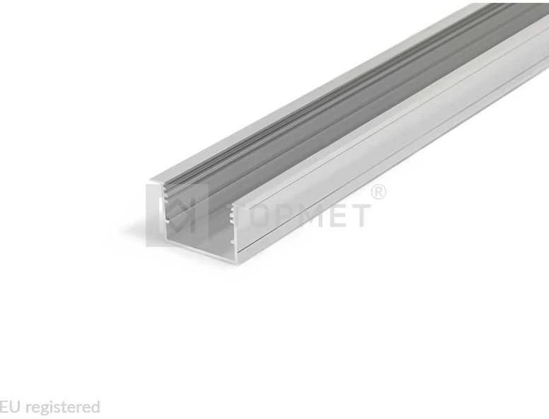 LED juostos profilis VARIO30-07 ACDE-9/U9, anoduotas aliuminis, 2m