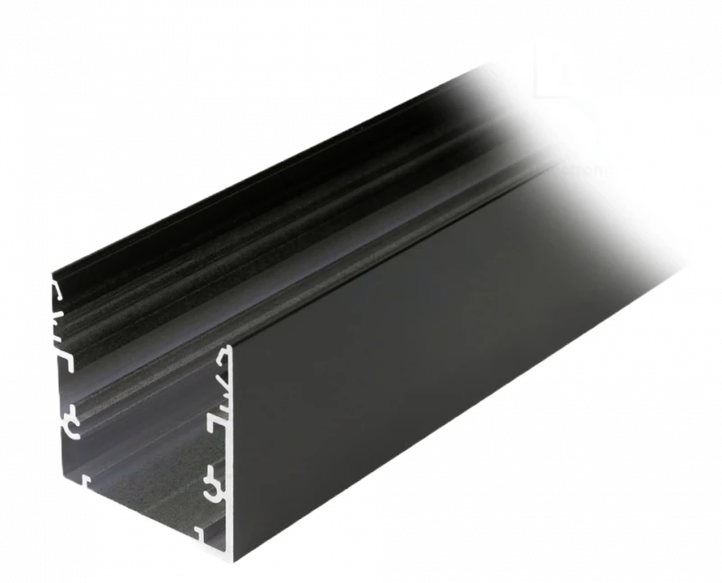 3m LED juostos profilio PHIL53, juodas