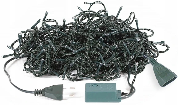 LED Kalėdų eglutės lemputės SPALVINGOS 300 ĮVAIRIŲ SPALVŲ