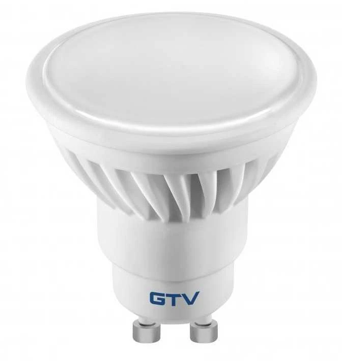 GTV LED lemputė, SMD 2835, 4000K, GU10, 10W, AC220-240V, šviesos kampas 120°, 720lm, 87mA