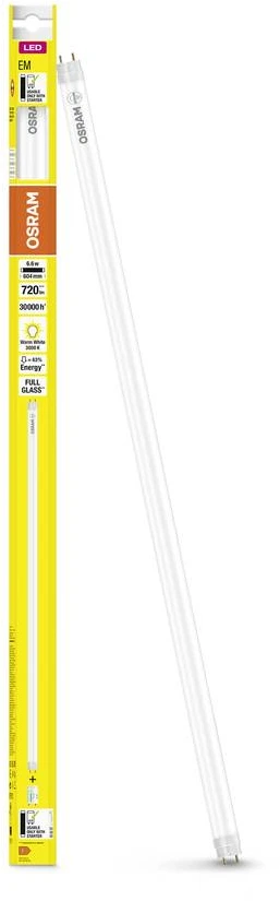 LED lempa OSRAM, T8, G13, 3000 K, 6,6 W, 720 lm, 60 cm
