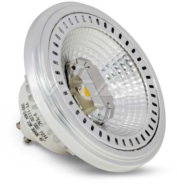 12W LED lemputė, AR111, GU10, 40°, 4000K, dimeriuojama