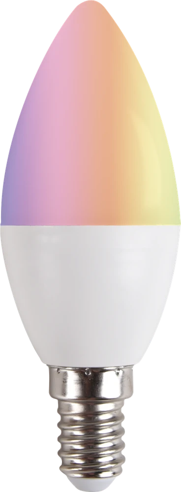 LED lemputė Avide Smart 4.9W RGB+W E14 su pulteliu
