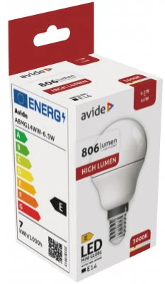 LED lemputė Globe Mini G45 6.5W E14 AVIDE