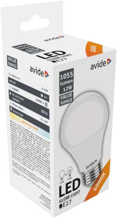 Avide LED lemputė 10W E27 4000K