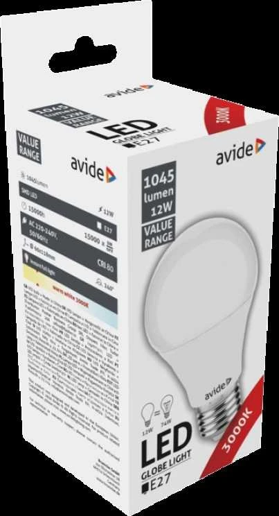Avide LED lemputė 12W E27 3000K