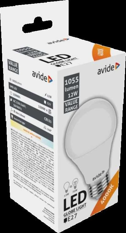 Avide LED lemputė 12W E27 4000K