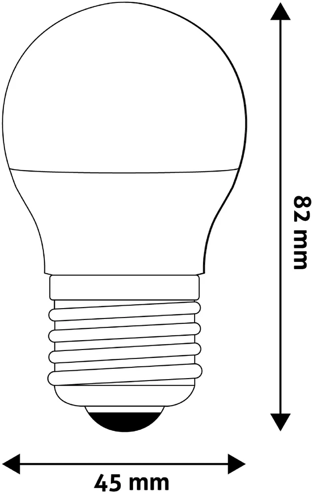 LED lemputė Globe Mini G45 4.5W E27 AVIDE