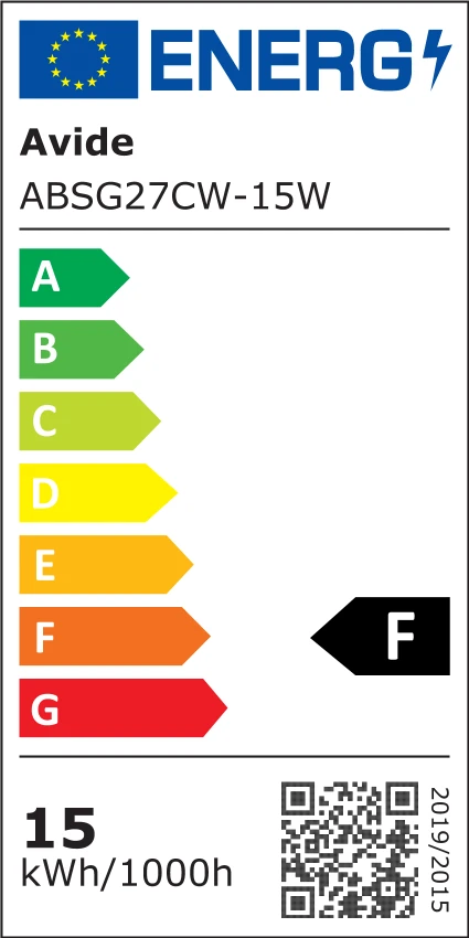 Avide LED lemputė 6.5W G45 E27 6400K