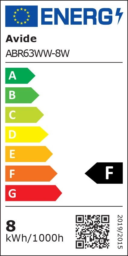 Avide LED lemputė 8W R63 E27 3000K