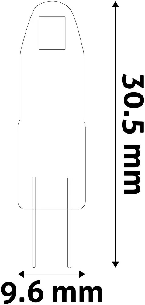 LED lemputė Avide 1.2W G4 2700K