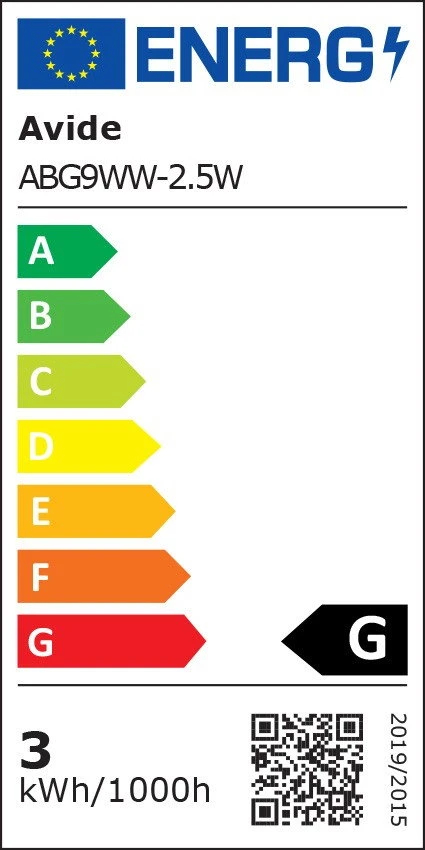 LED lemputė Avide 2.5W G9 3000K