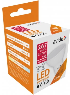 LED lemputė Avide 7W GU10 6400K