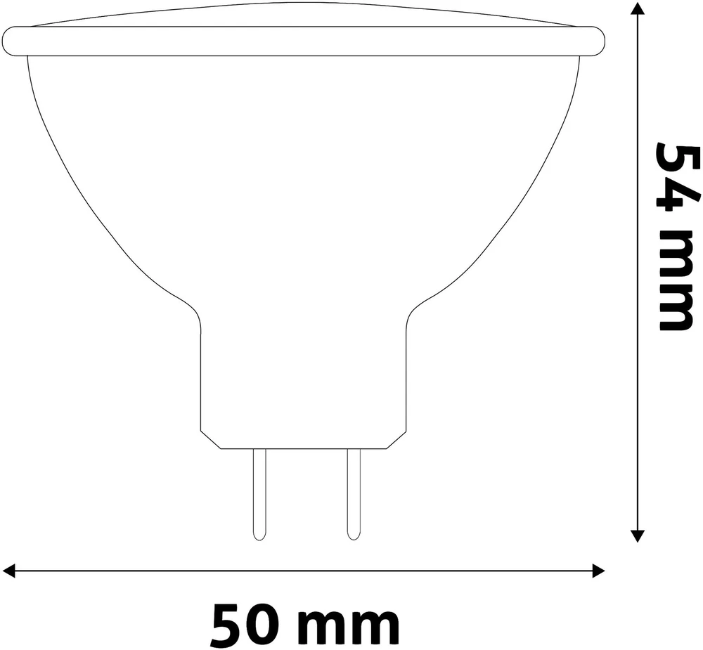 LED lemputė Avide 6W GU5.3 12V 3000K