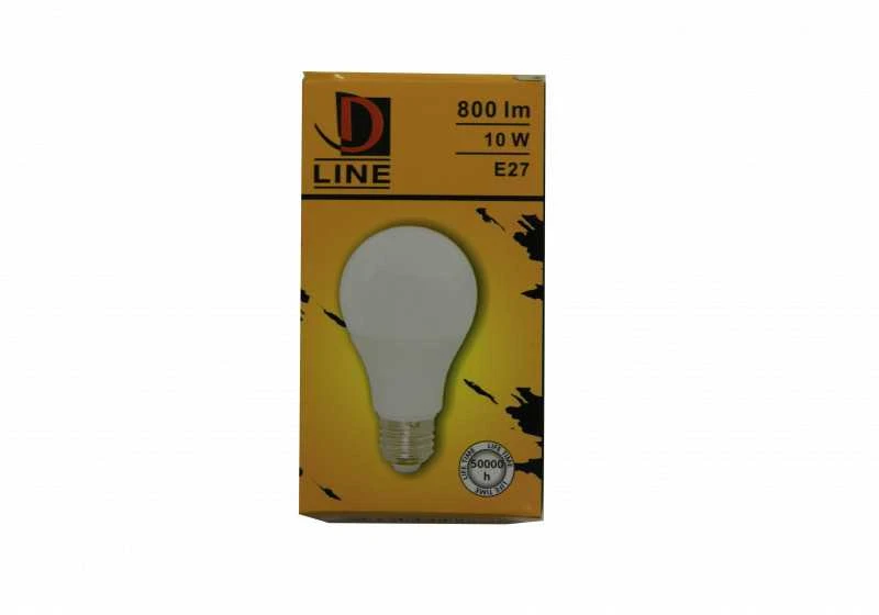 Led lemputė D Line 10W E27 šilta balta